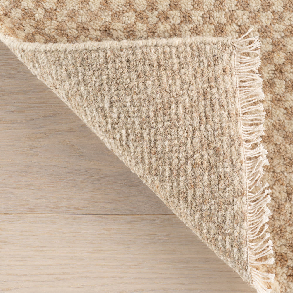 Pierce Hand Knotted Wool Rug | Wheat