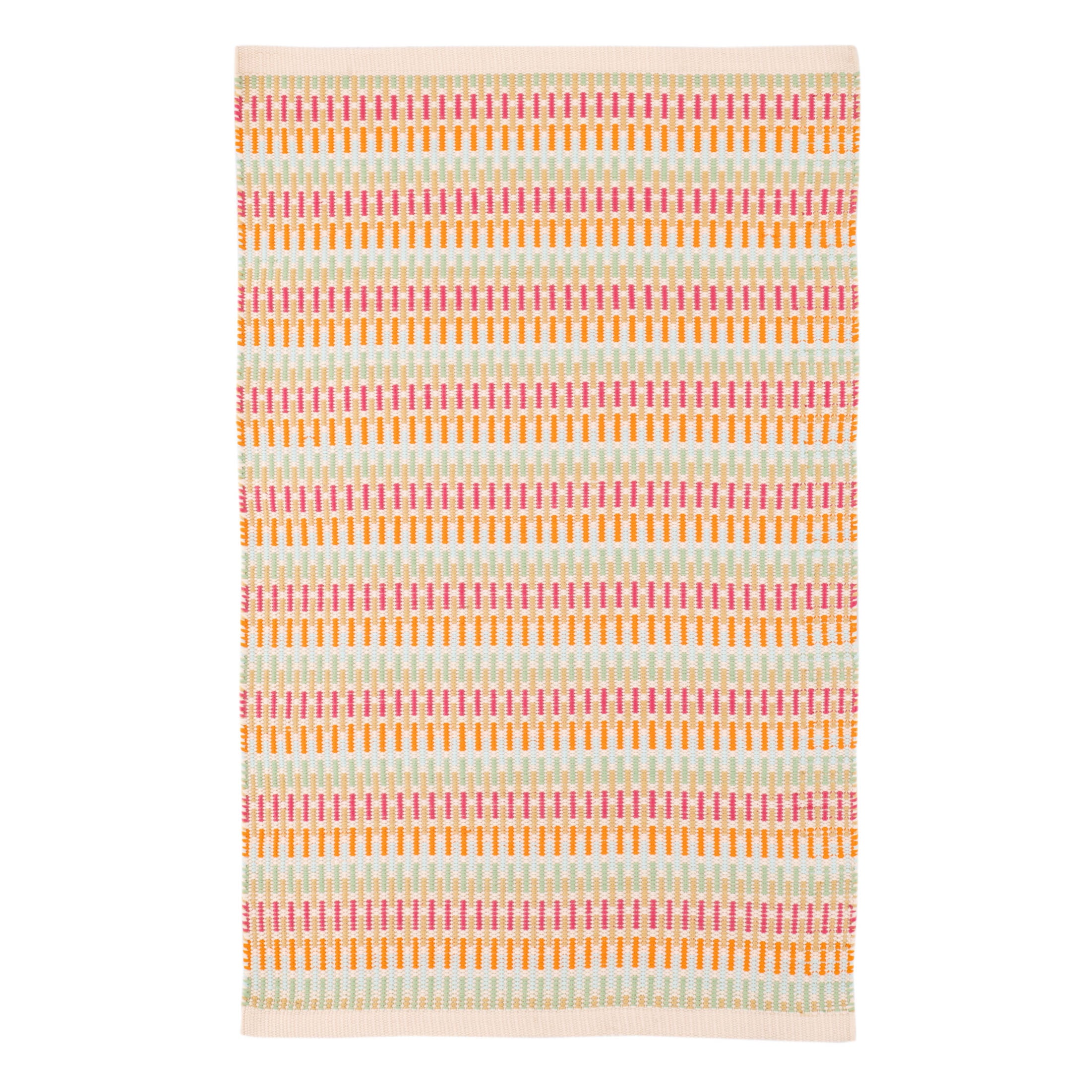 Candy Stripe Handwoven Indoor/Outdoor Rug | Multi – Annie Selke