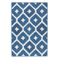 Elizabeth Machine Washable Rug | Navy