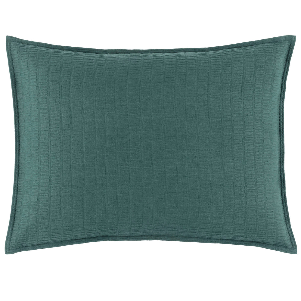 Roark Matelasse Sham | Spruce