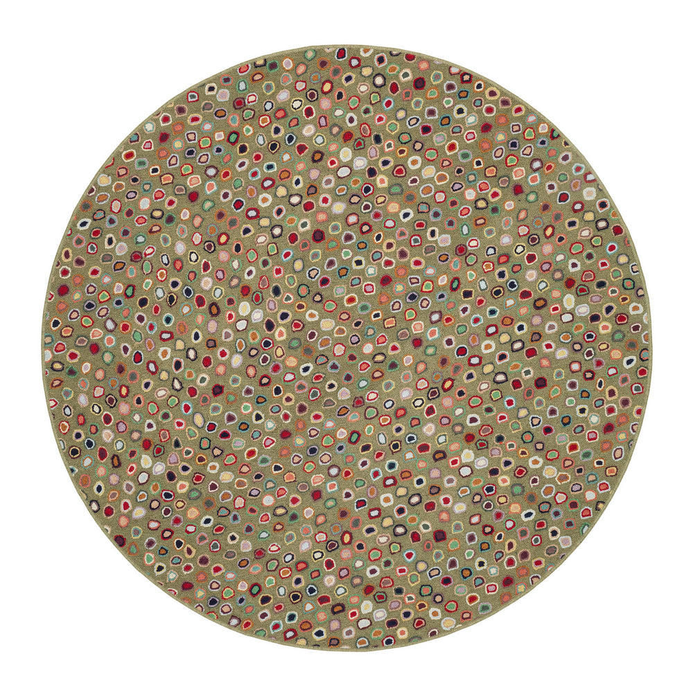 Cat's Paw Hand Micro Hooked Wool Custom Rug | Sage