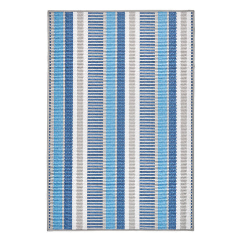 Always Greener Machine Washable Rug | Blue/Grey