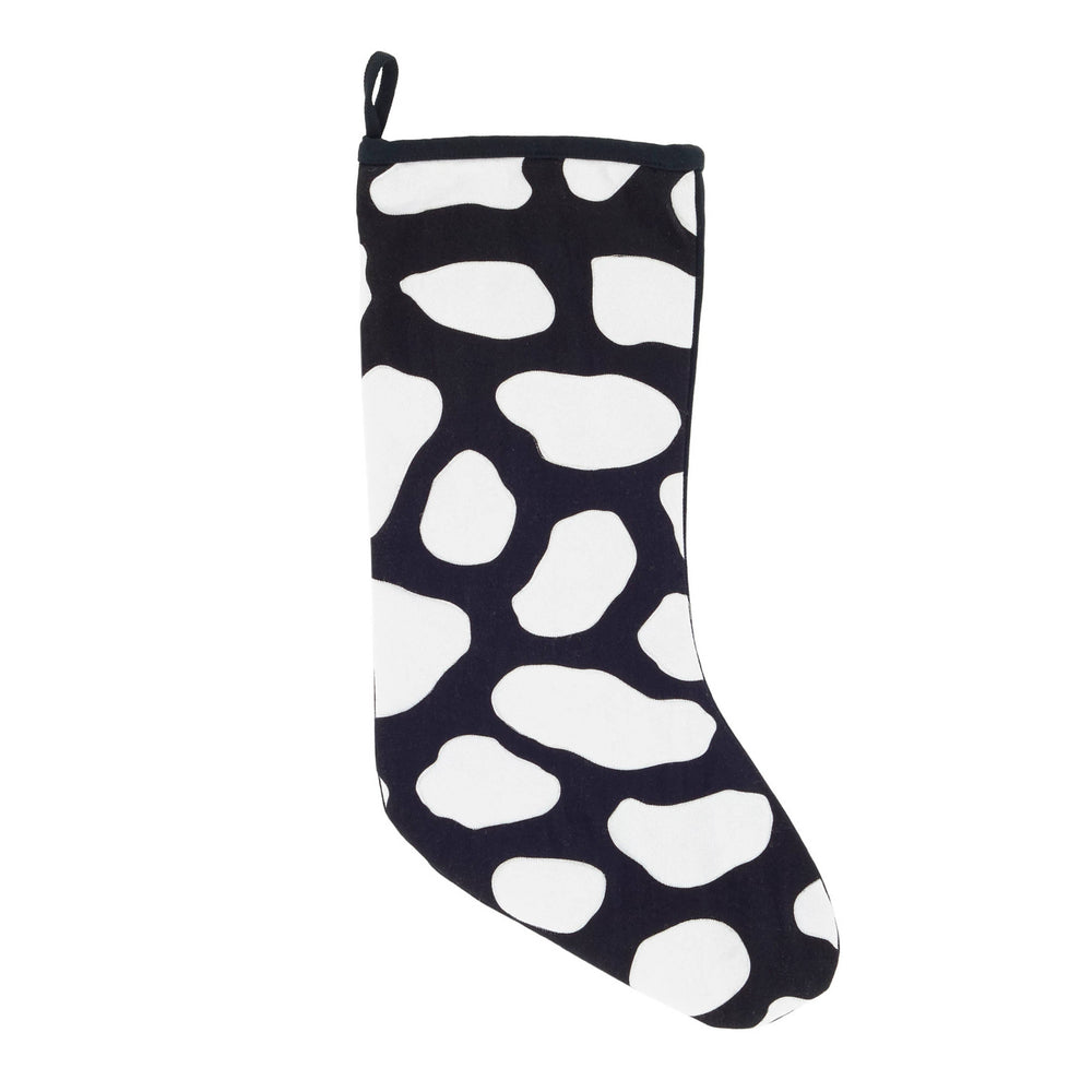 Pebbles Quilted Stocking | Black