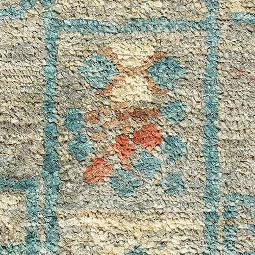 Pastiche Hand Knotted Jute Rug Swatch | Multi