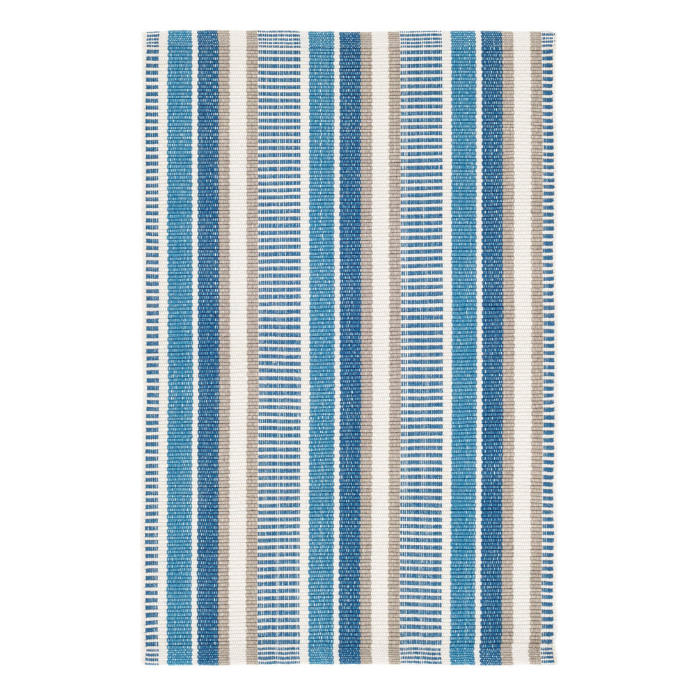 Always Greener Handwoven Indoor/Outdoor Rug | Navy/French Blue