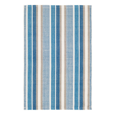 Always Greener Handwoven Indoor/Outdoor Rug | Navy/French Blue