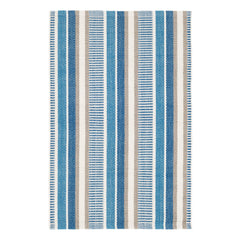 Always Greener Handwoven Indoor/Outdoor Rug | Navy/French Blue