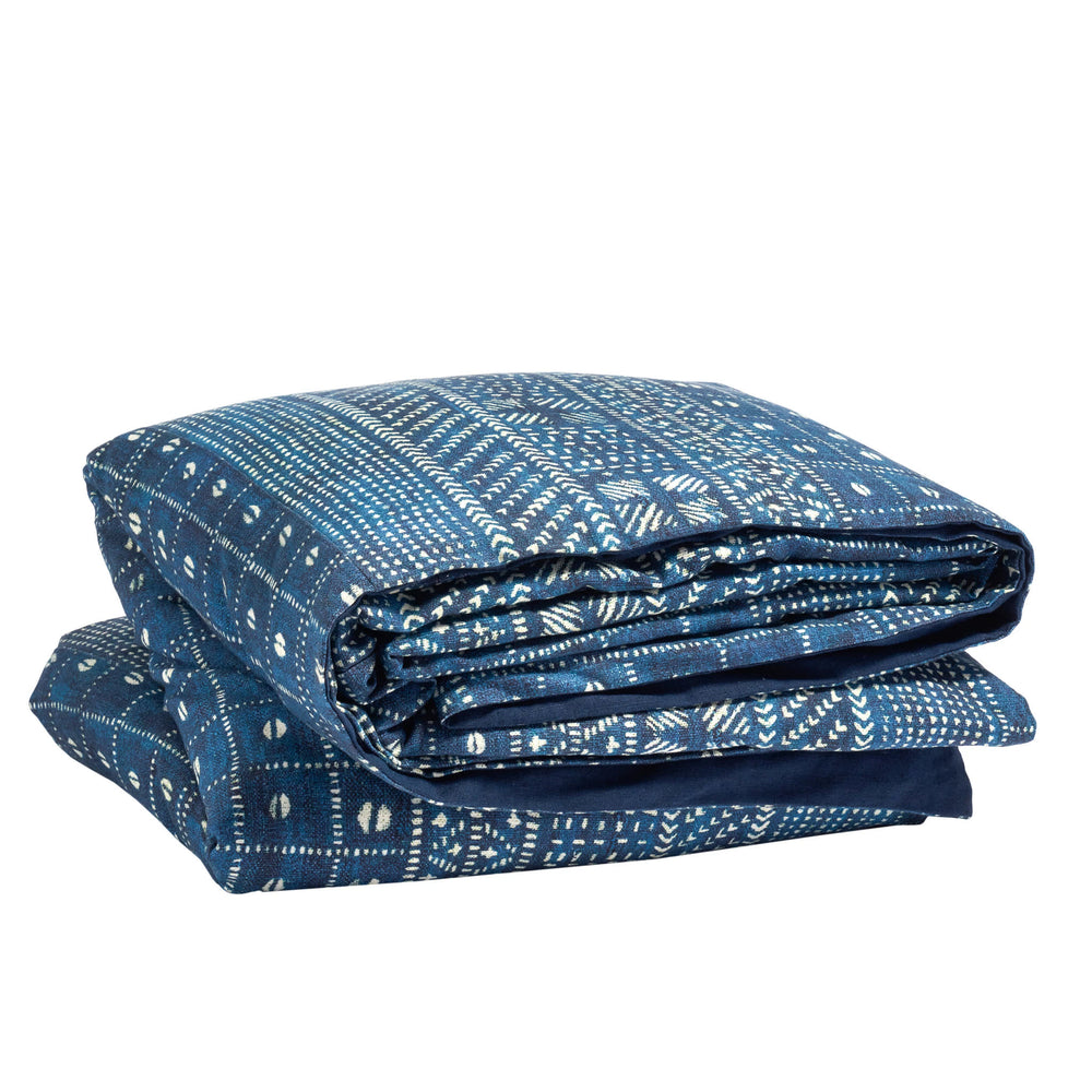 Kodi Batik Duvet Cover | Indigo