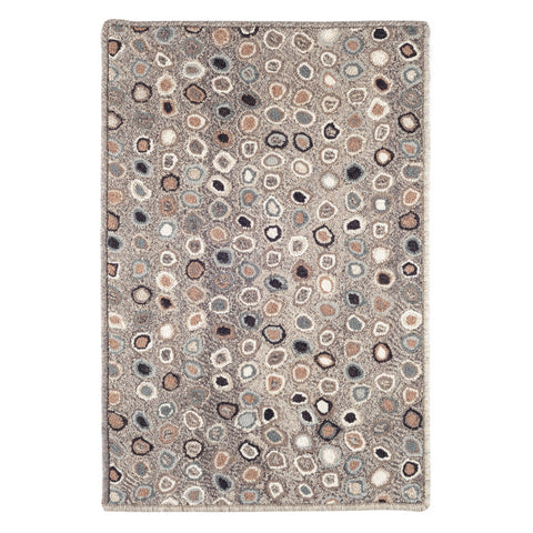 Cat's Paw Hand Micro Hooked Wool Custom Rug | Grey