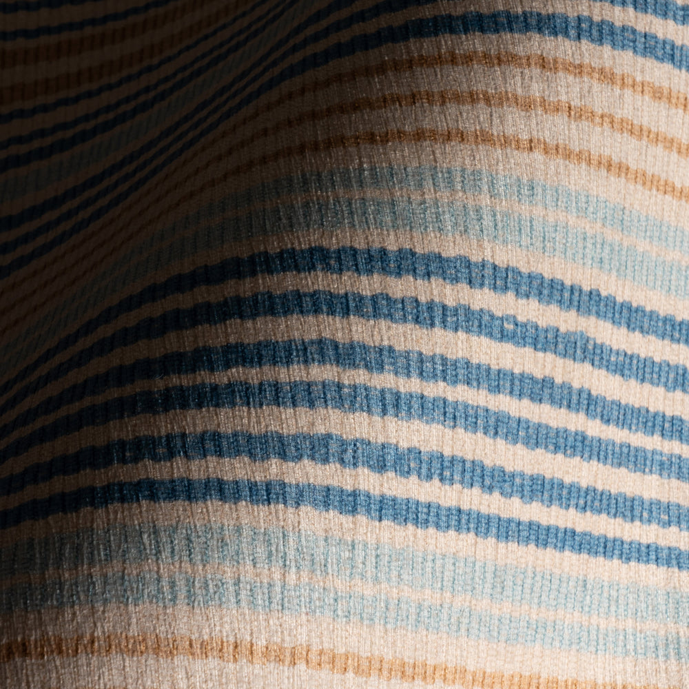 Stockholm Striped Machine Washable Rug | Blue