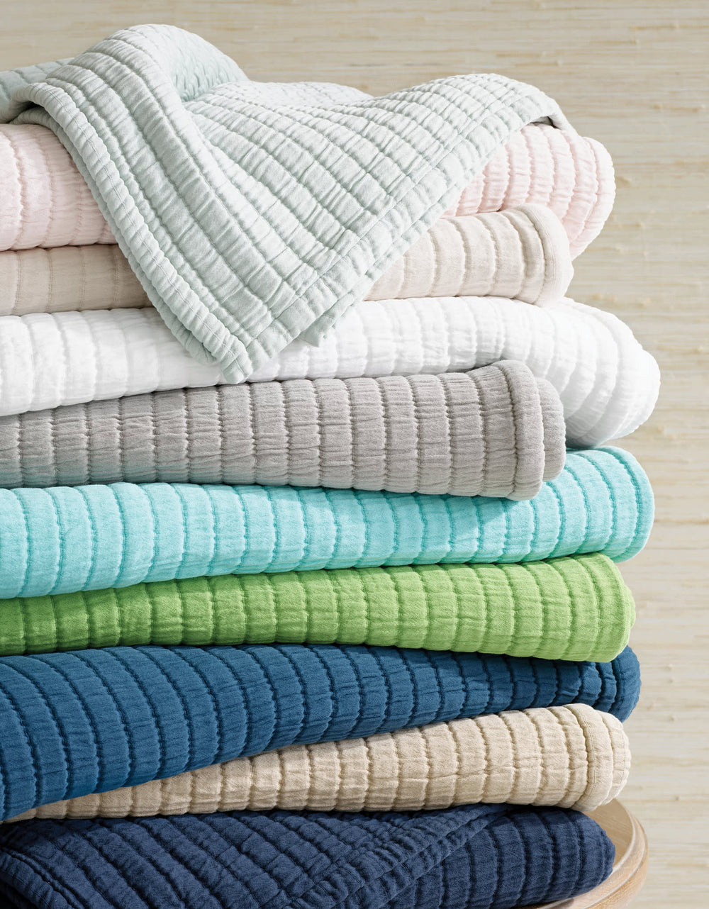 Boyfriend Ivory Matelasse Coverlet