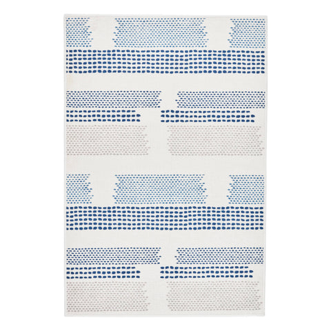 Tread Lightly Machine Washable Rug | Navy