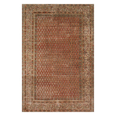Melin Distresed Washable Rug | Orange
