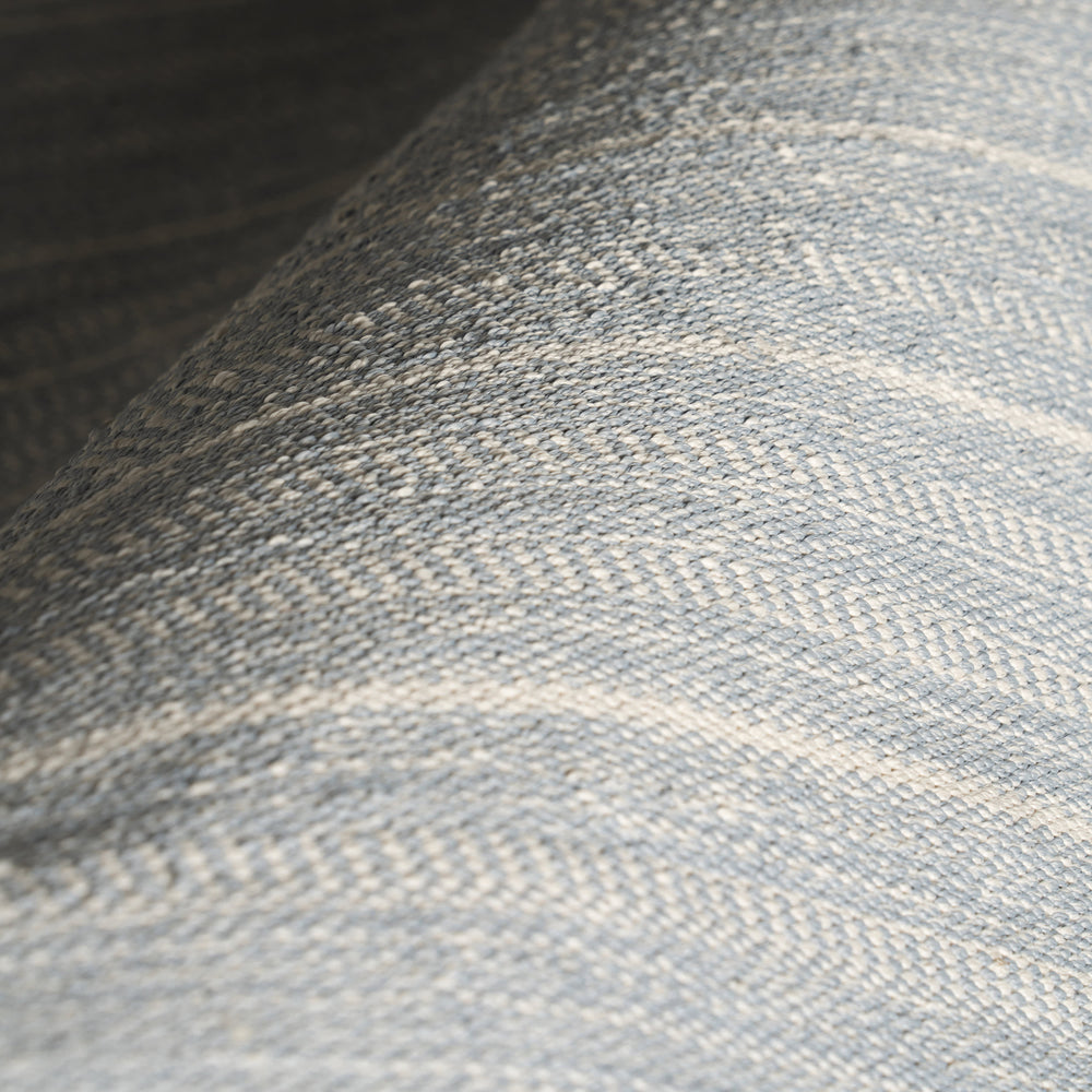 Skipper Stripe Handwoven Indoor/Outdoor Rug | Swedish Blue