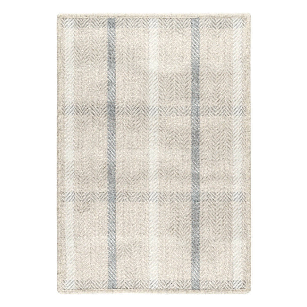 Jackson Woven Wool Custom Rug | Beige/Slate