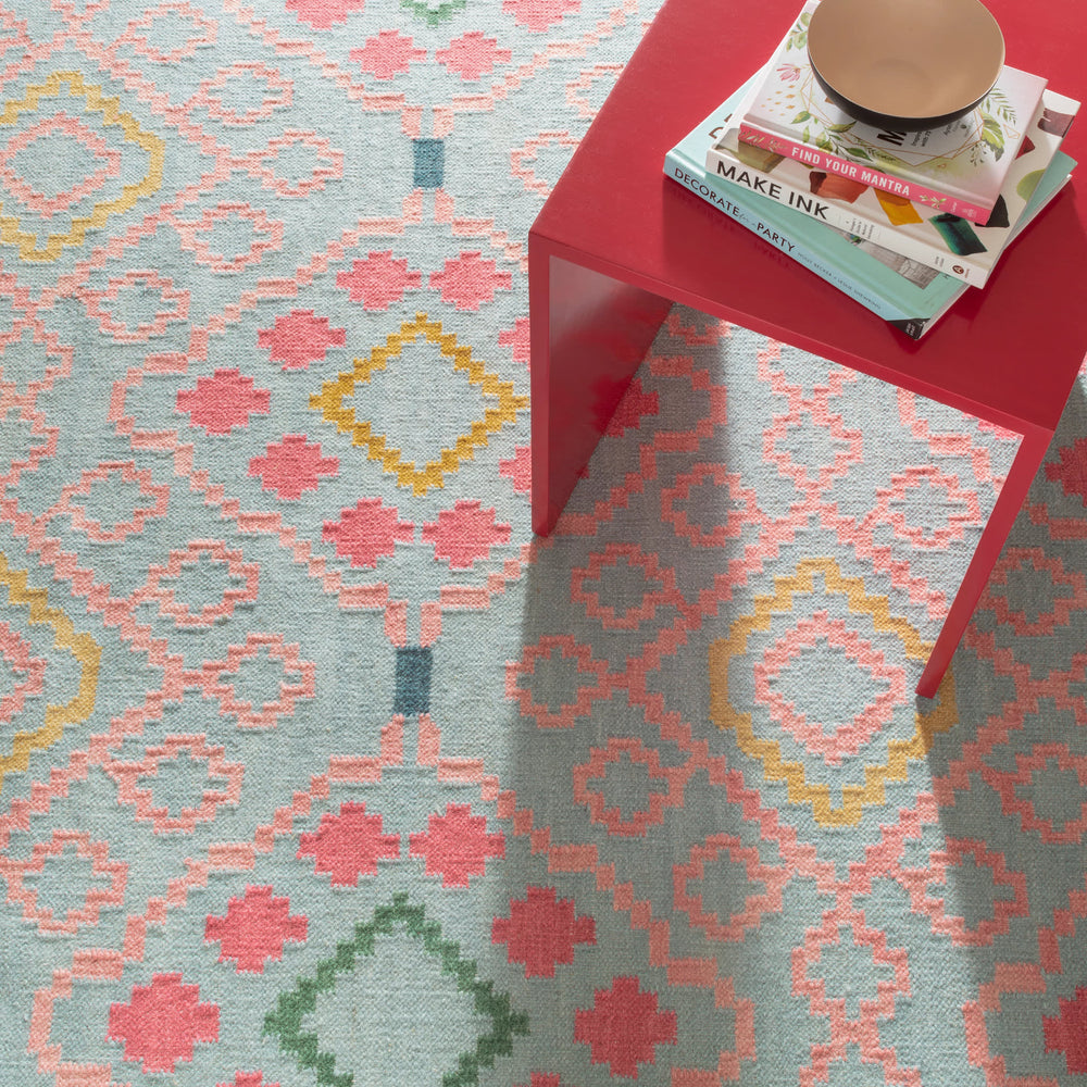 Jelly Roll Handwoven Wool Rug | Multi