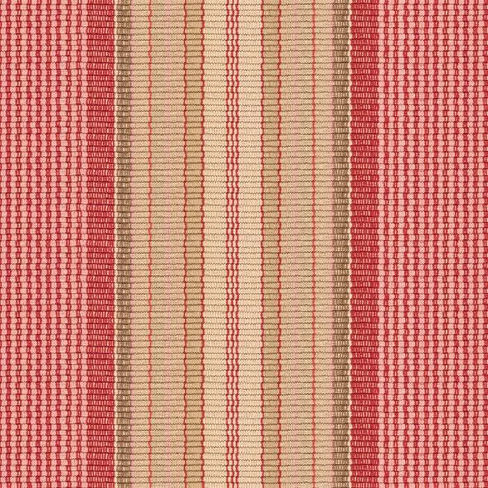 Framboise Ticking Machine Washable Rug Swatch | Multi