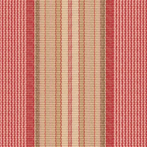Framboise Ticking Machine Washable Rug Swatch | Multi