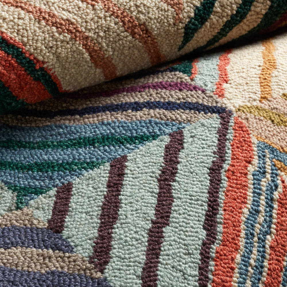 Potter Hand Micro Hooked Wool Rug | Multi