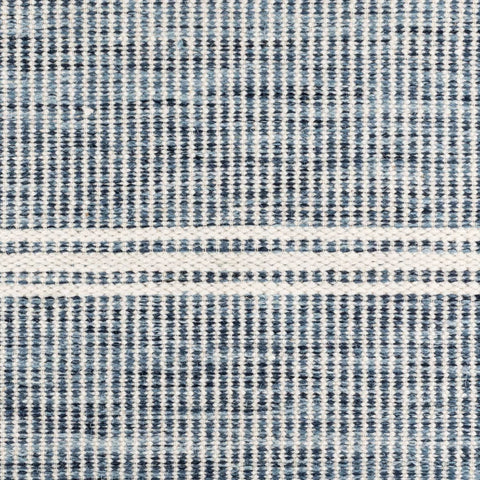 Malta Handwoven Wool Custom Rug Swatch | Blue