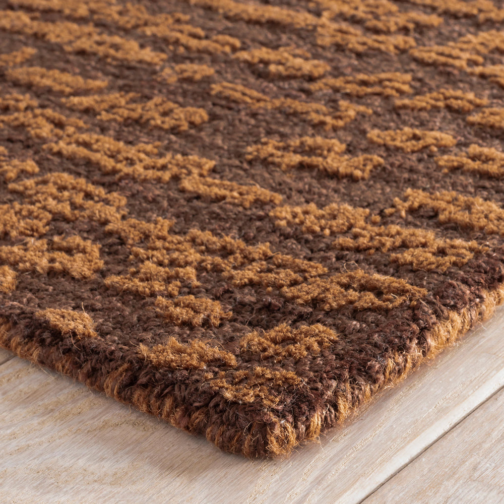 Mina Tufted Wool Custom Rug | Caramel