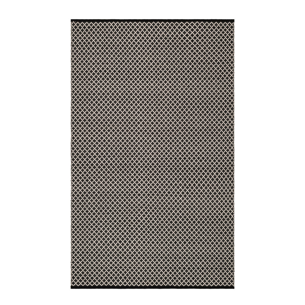 Trellis Handwoven Indoor/Outdoor Rug | Black