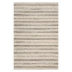 Venit Modern Striped Farmhouse Rug | Beige