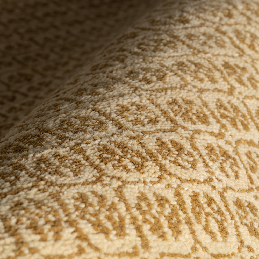 Tullie Hand Knotted Wool Rug | Ochre