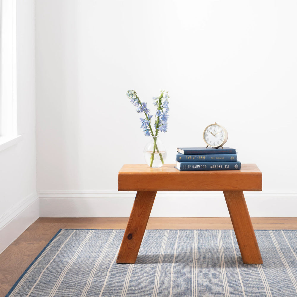 Samson Handwoven Indoor/Outdoor Custom Rug by Bunny Williams | Navy