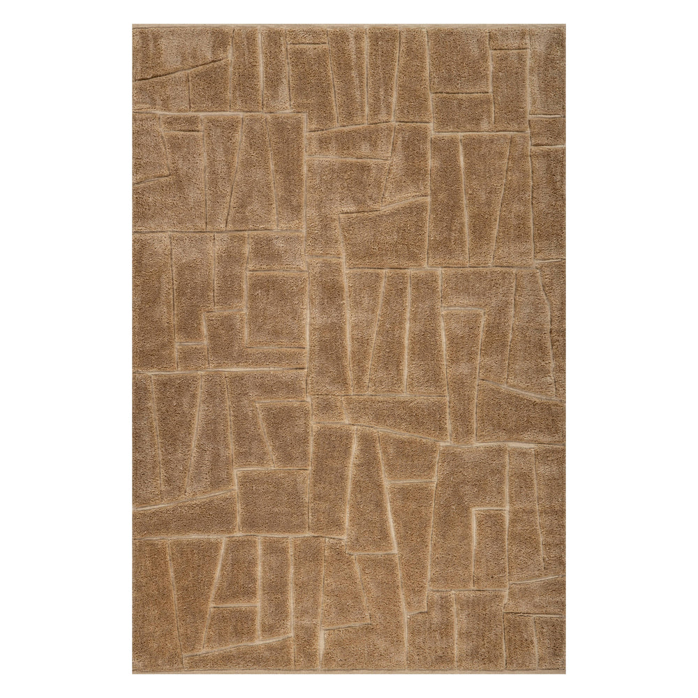 Brela Abstract Bohemian Rug | Brown