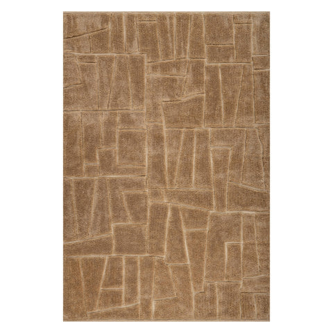 Brela Abstract Bohemian Rug | Brown