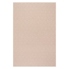 Vivi Chevron Woven Wool Custom Rug | Pink