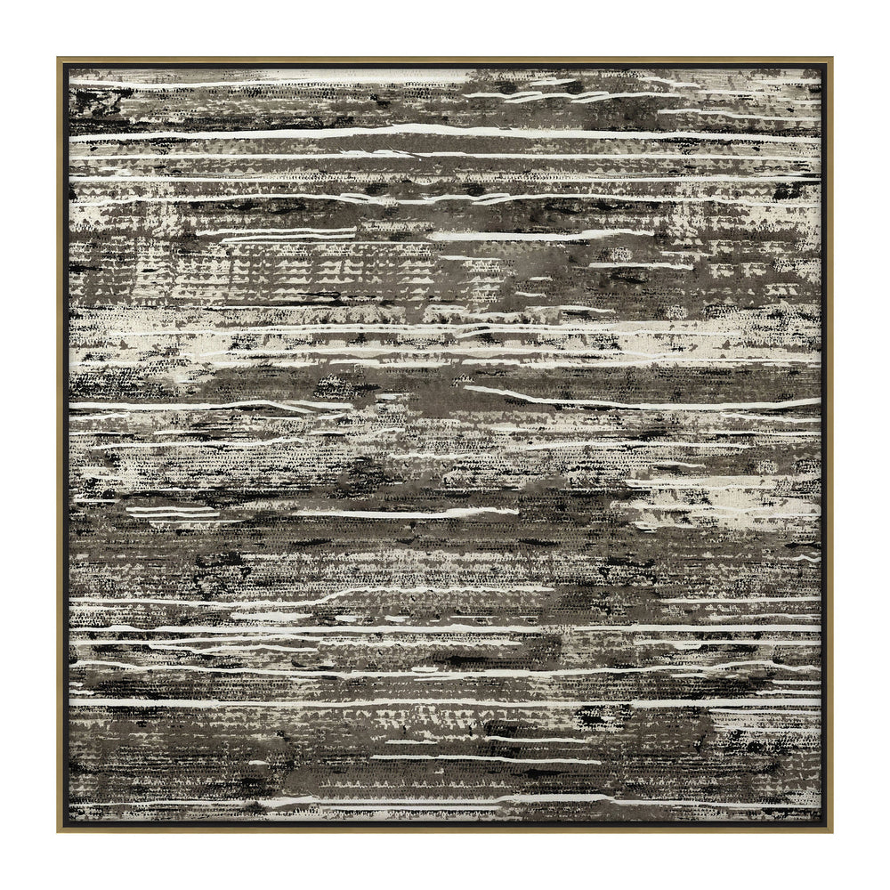 Striations Wall Art | Black
