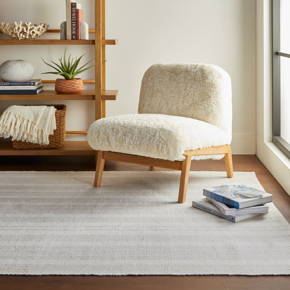 Nexel Striped Farmhouse Rug | Tan