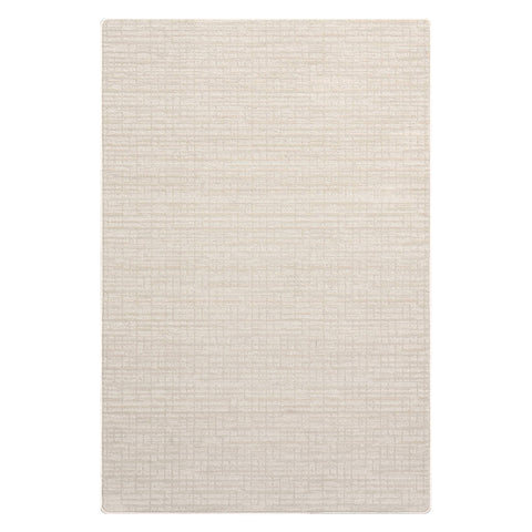 Caracara Crosshatch Custom Rug | Cream