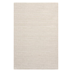 Caracara Crosshatch Custom Rug | Cream