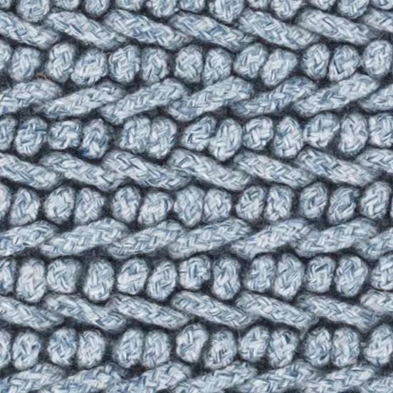 Veranda Handwoven Performance Rug Swatch | Denim