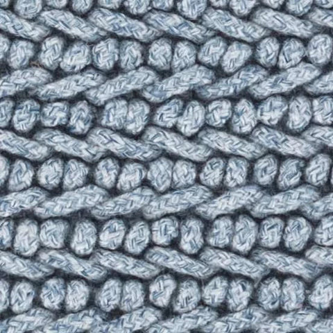 Veranda Handwoven Performance Rug Swatch | Denim