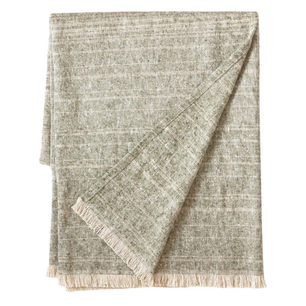 Oliver Ombre Throw | Sage