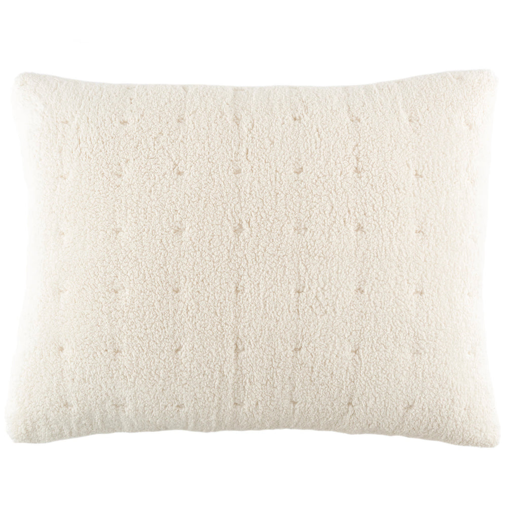 Marshmallow Fleece Puff Sham | Ivory