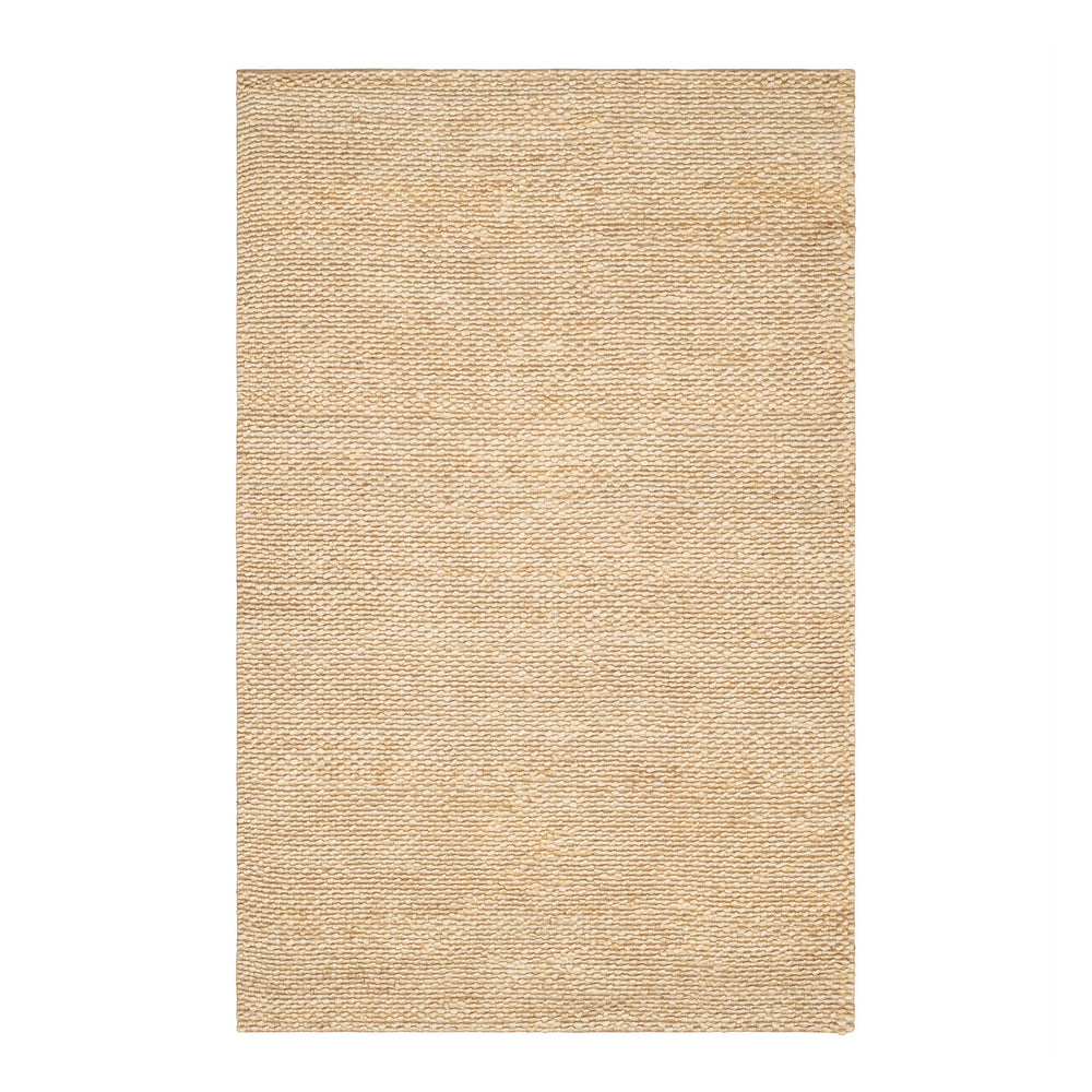 Striped Handwoven Jute Rug | Ivory/Natural