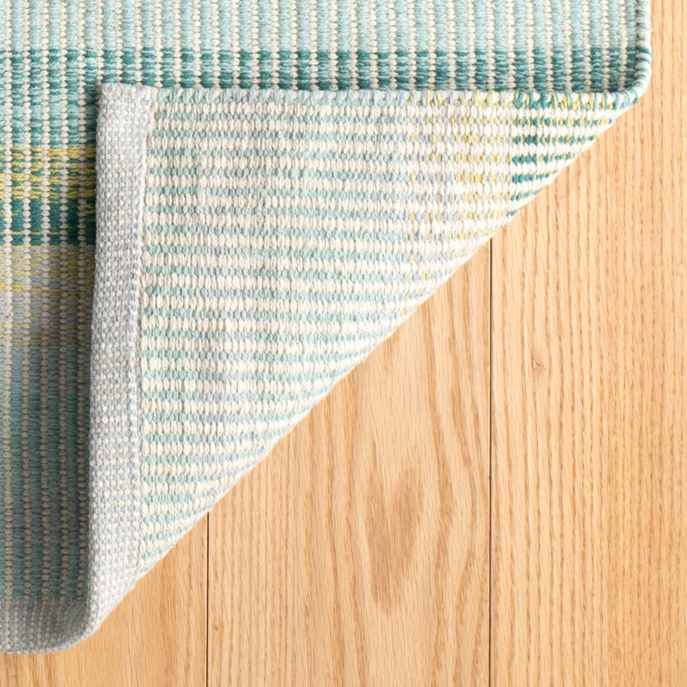 Watercolor Horizon Handwoven Cotton Rug | Multi
