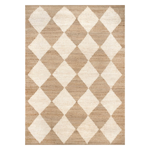 Hearth Diamond Jute Rug | Natural – Annie Selke