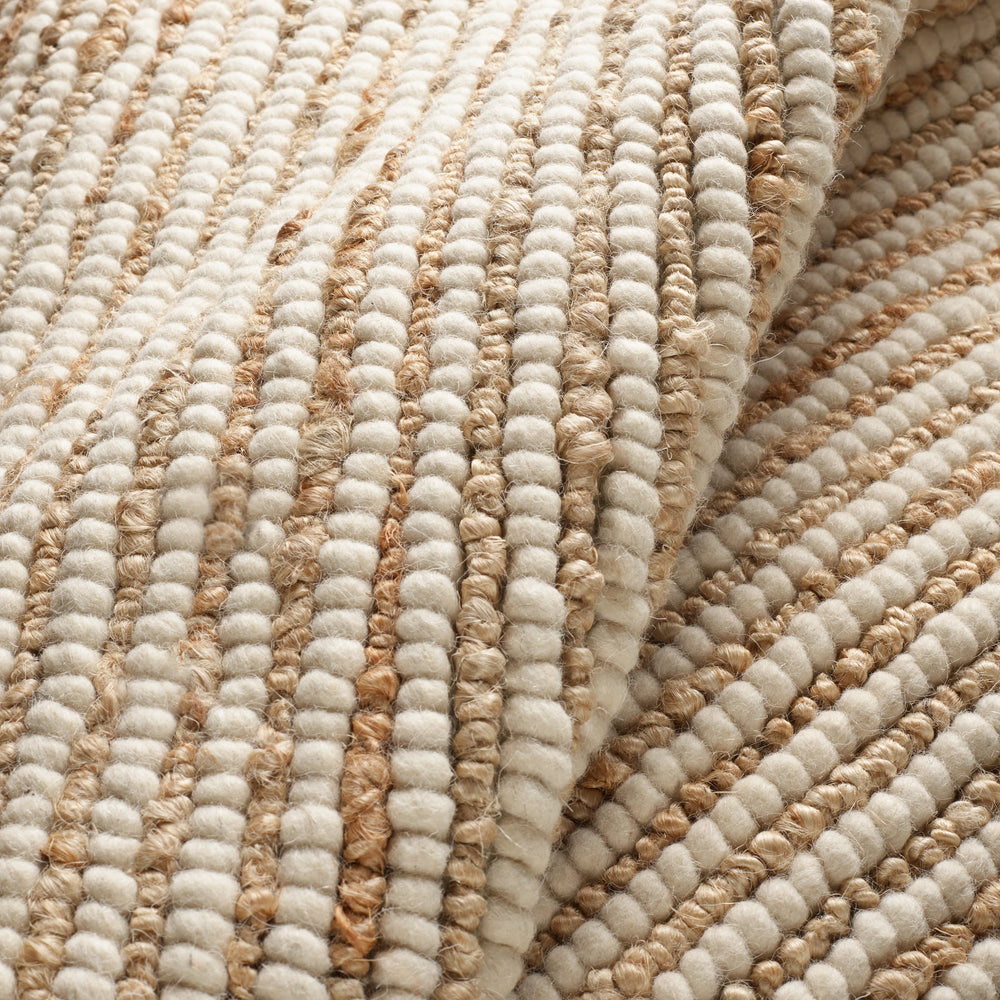 Twiggy Handwoven Wooljute Rug | Natural
