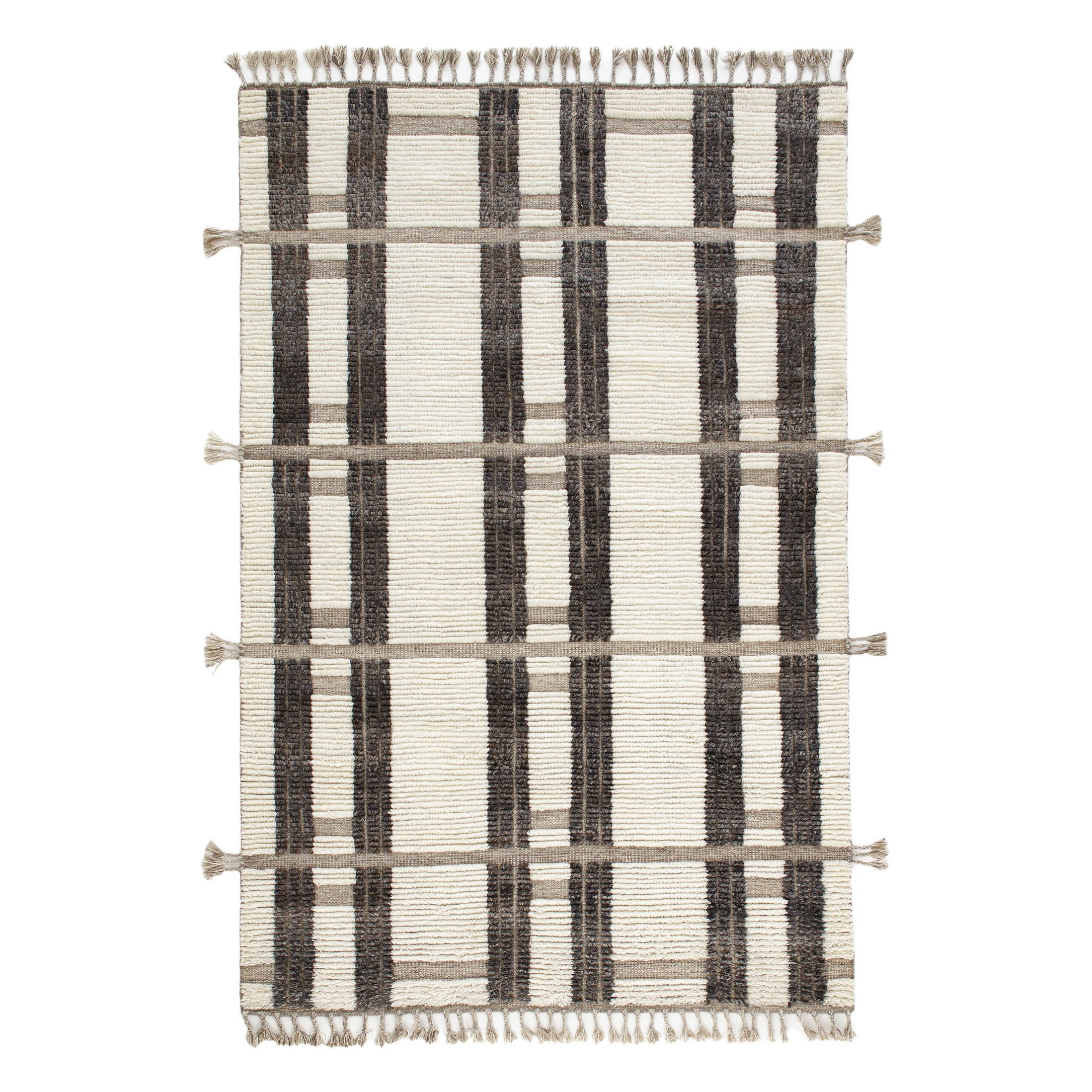 Everett Hand Knotted Wool Rug | Ivory/Grey – Annie Selke