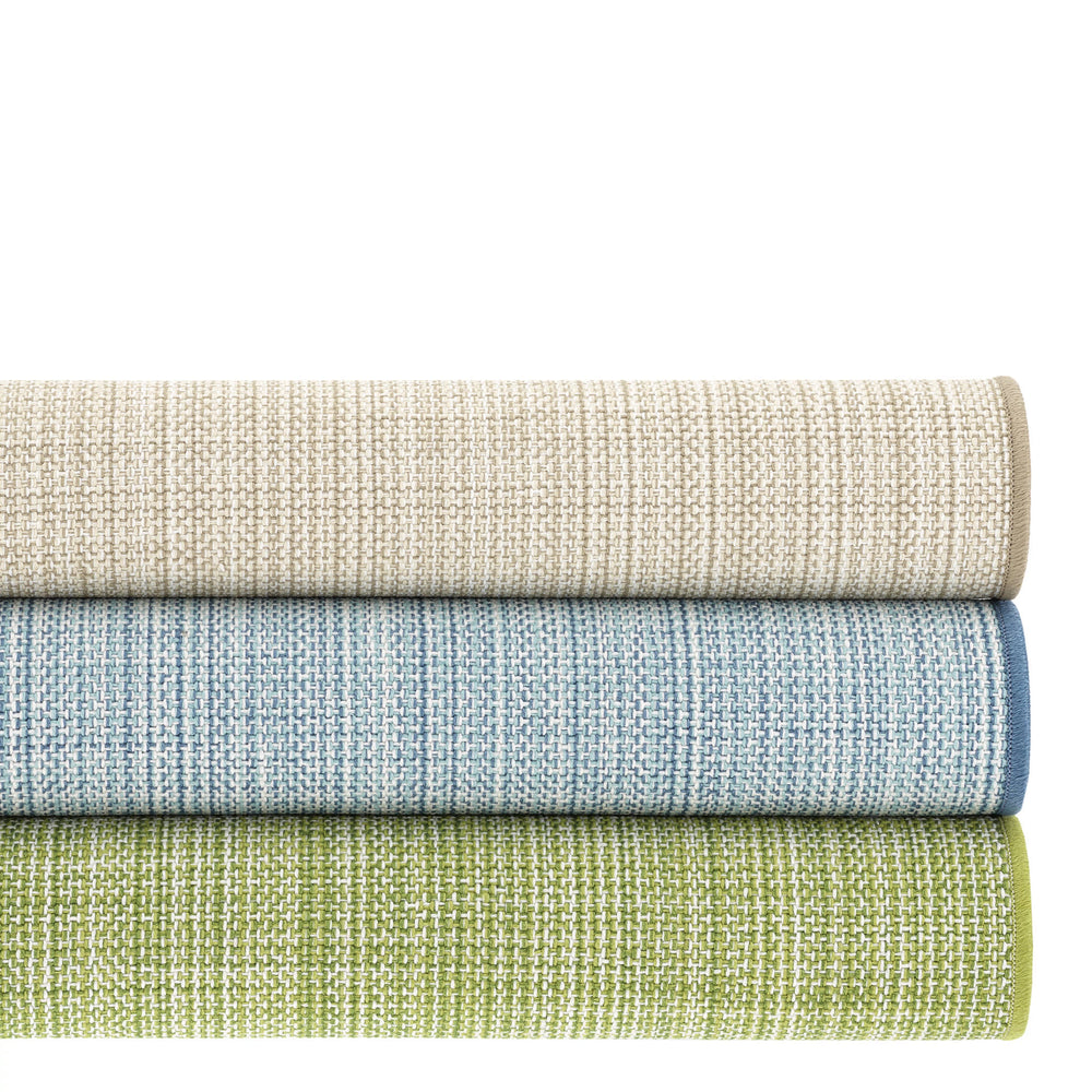 Lakeside Woven Indoor/Outdoor Custom Rug | Green