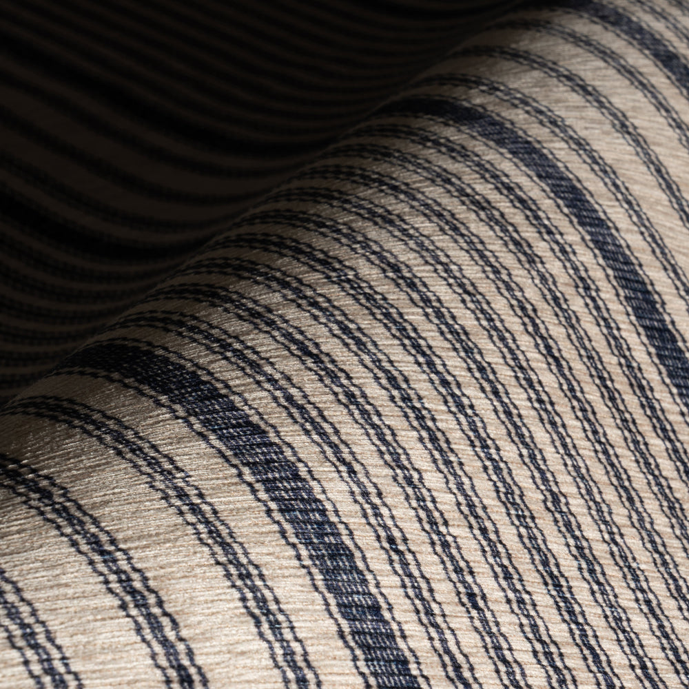 Axiom Coastal Striped Machine Washable Rug | Navy