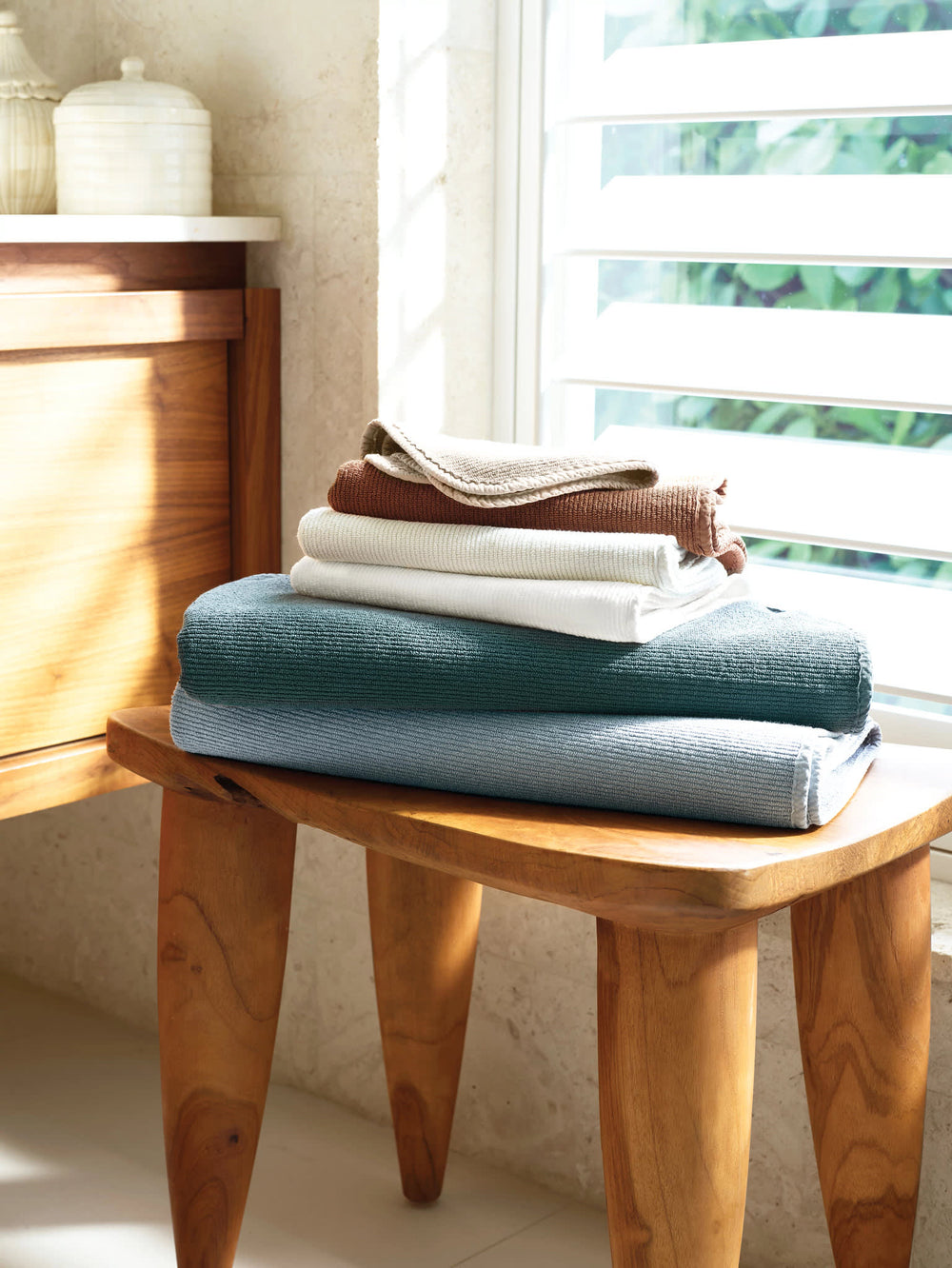Blythe Towel | Pewter Blue