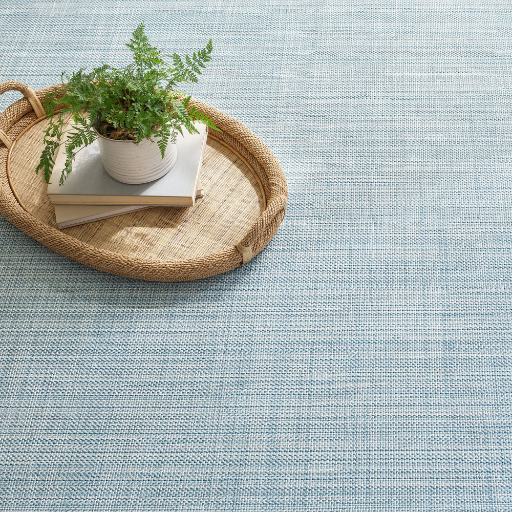 Lakeside Woven Indoor/Outdoor Custom Rug | Slate