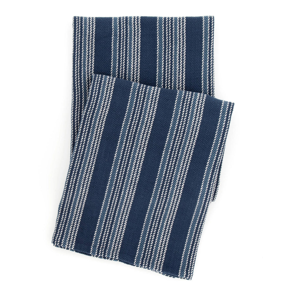 Cameroon Woven Cotton Throw | Blue